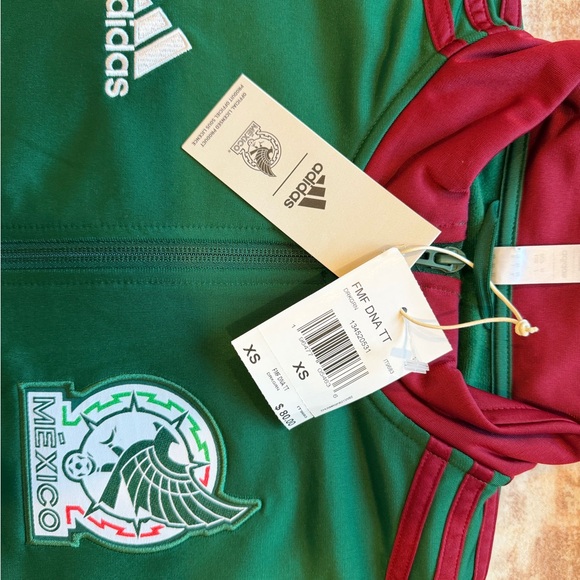 Adidas Originals Mexico Green and Maroon Jacket - Picture 3 of 3